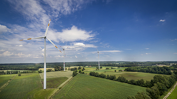 Windräder in Hollage