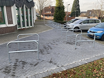 Radabstellanlage an der Gymnastikhalle in Wallenhorst