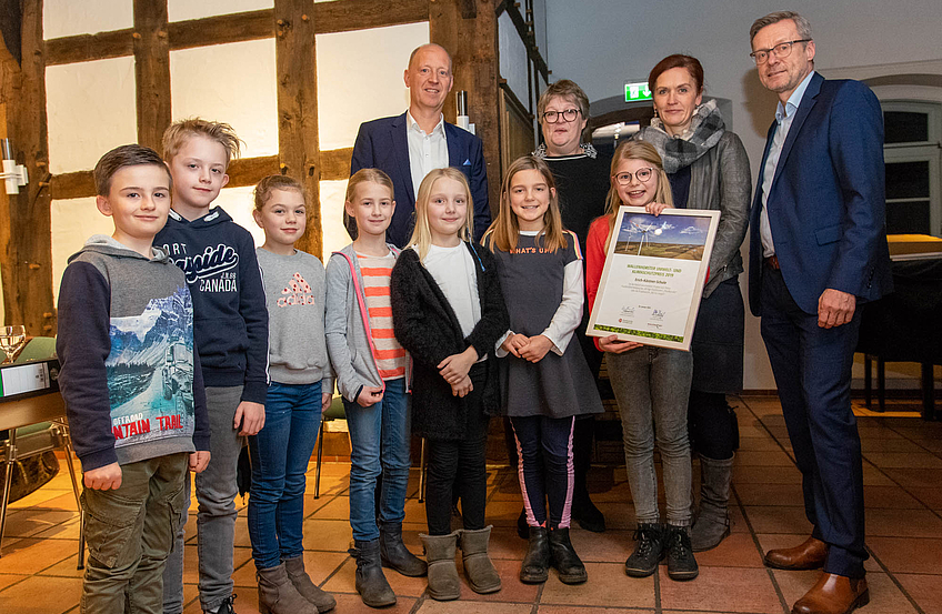 Ausgezeichnet mit dem Wallenhorster Umwelt- und Klimaschutzpreis 2019: Erich-Kästner-Schule