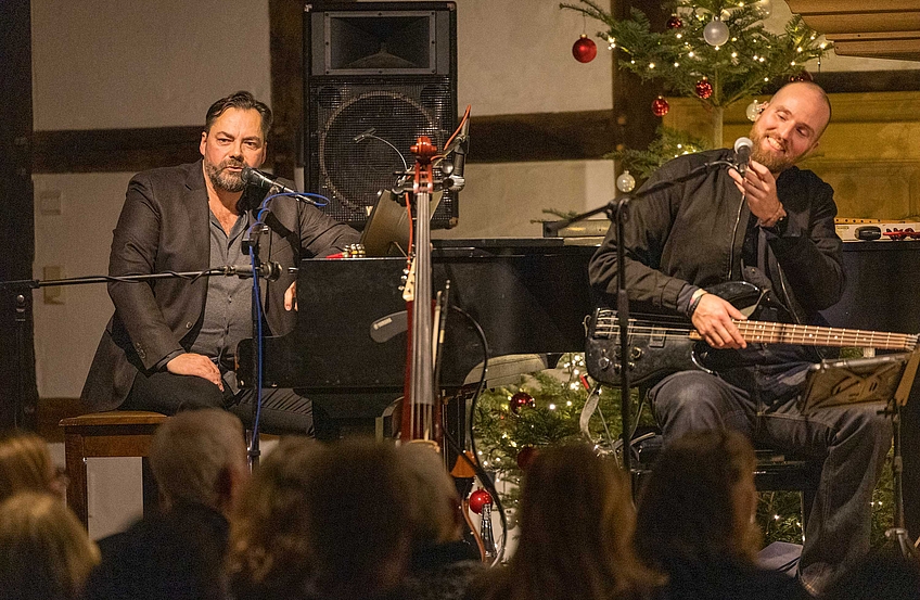 Impressionen vom Weihnachtskonzert mit Ombre di Luci in der Hofstelle Duling.
