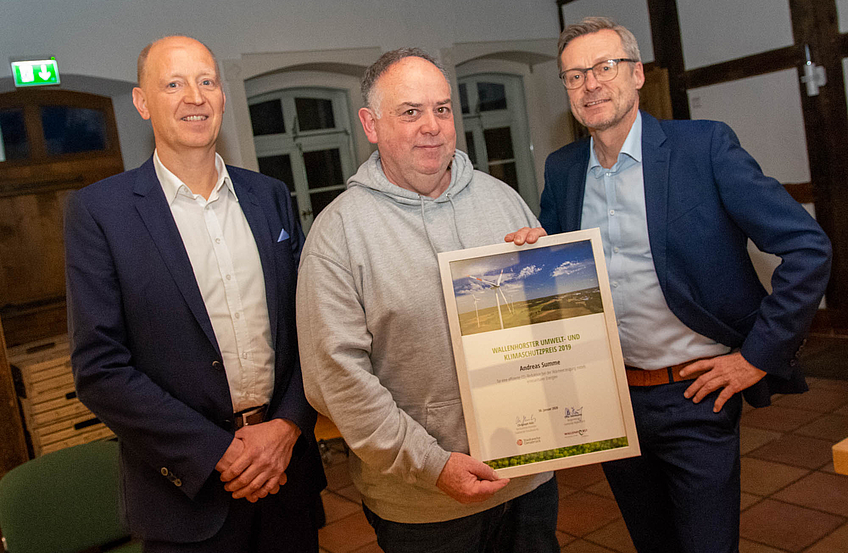Ausgezeichnet mit dem Wallenhorster Umwelt- und Klimaschutzpreis 2019: Andreas Summe