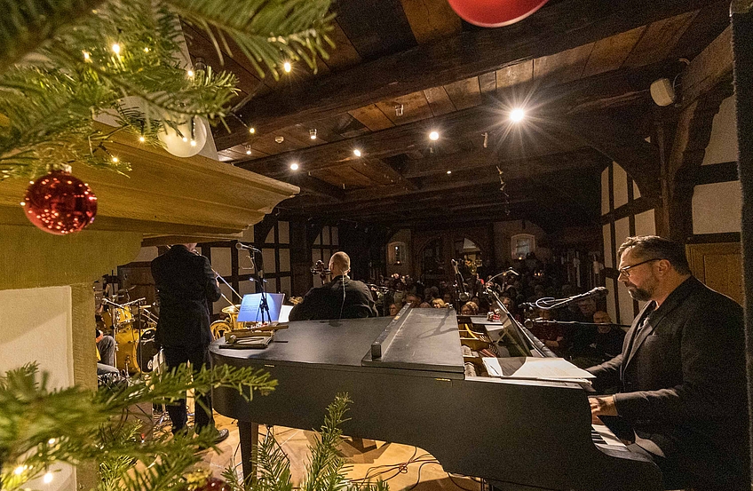 Impressionen vom Weihnachtskonzert mit Ombre di Luci in der Hofstelle Duling.