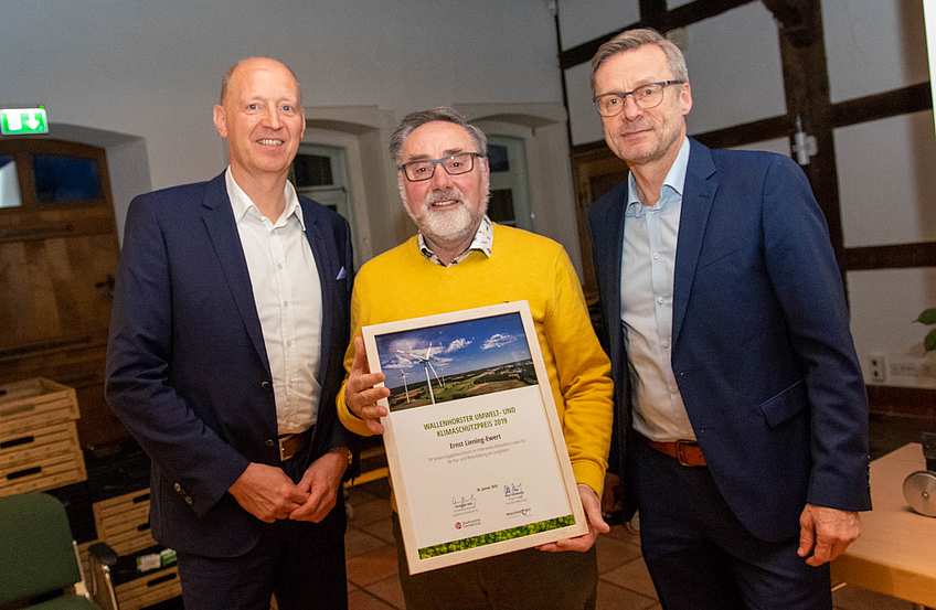 Ausgezeichnet mit dem Wallenhorster Umwelt- und Klimaschutzpreis 2019: Ernst Liening-Ewert
