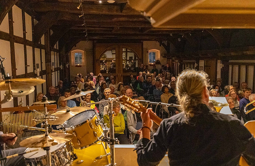 Impressionen vom Weihnachtskonzert mit Ombre di Luci in der Hofstelle Duling.